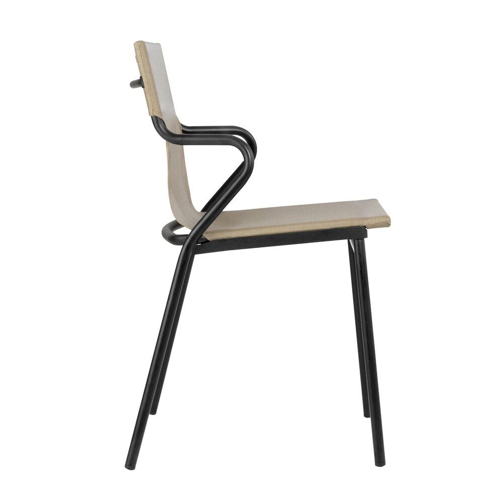 Sessel mit Großem Sitzkomfort Horizon Batyline® Duo Braun Noisette-Noir