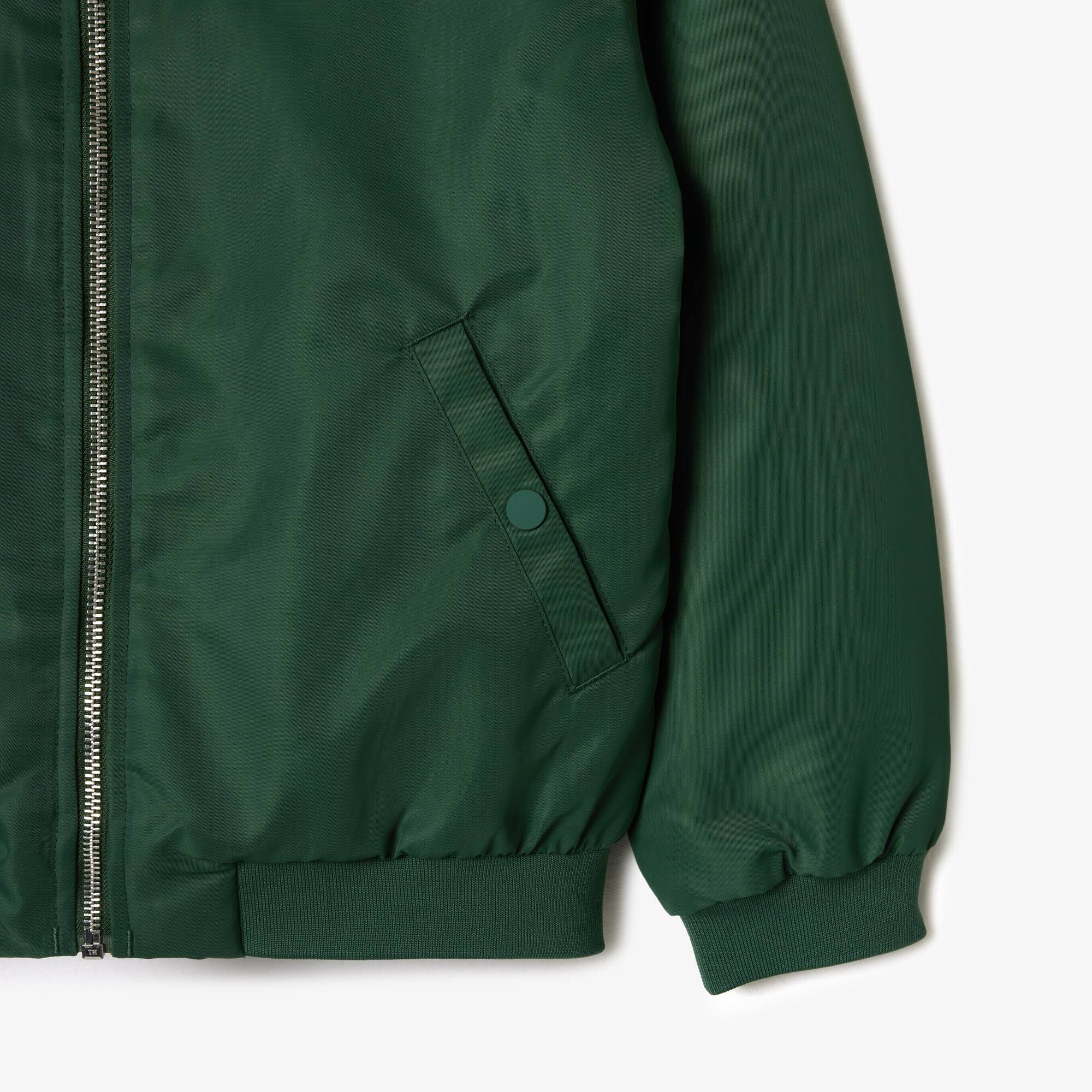 Kinder LACOSTE Bomberjacke aus Nylon mit Colourblock Jacken & Mäntel - Grün - Lacoste - Kinder
