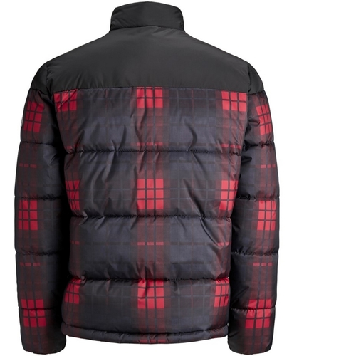 Jack & Jones - 12157783 JORCALL PUFFER JACKET BLACK CHECKED Negro