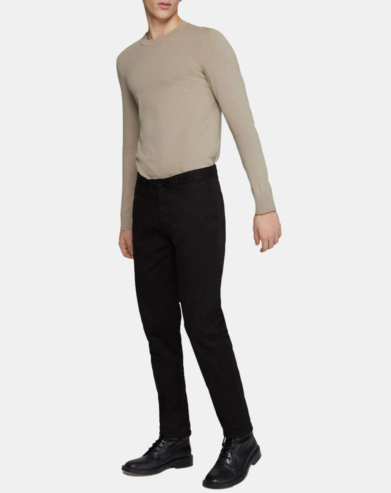 Scotch & Soda Pantalon chino Slim Fit Stuart uni stretch noir