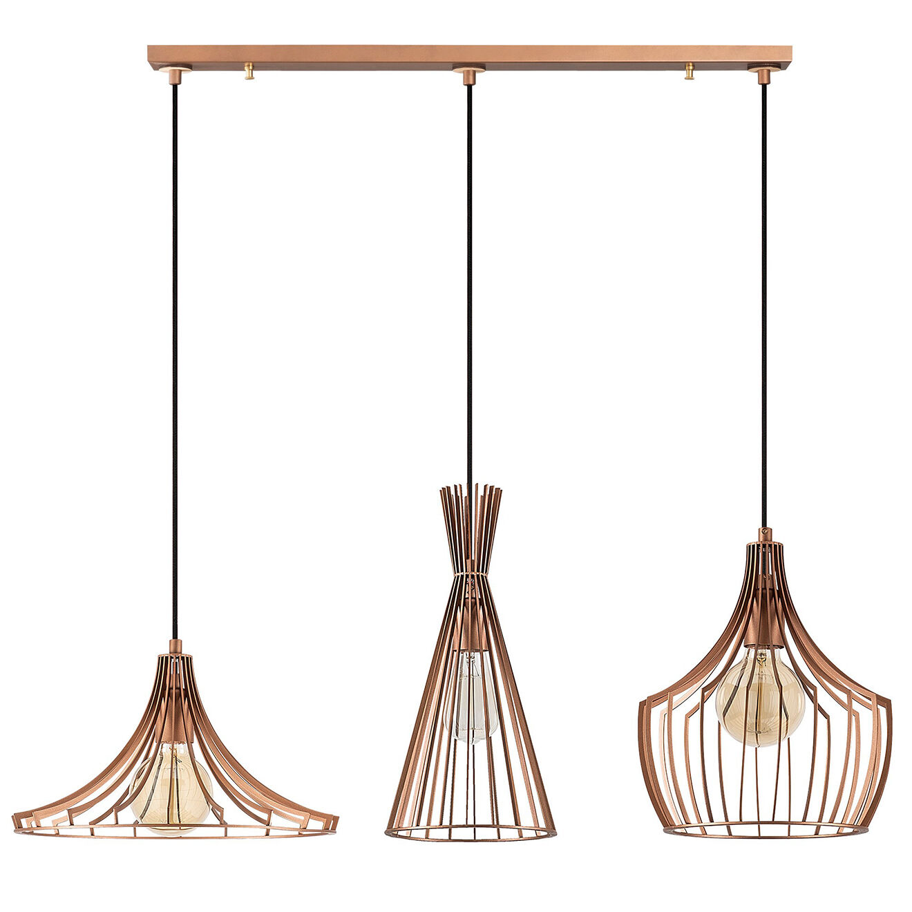 Sheen Suspension Mezopotamya cuivre - 110x37x122 cm