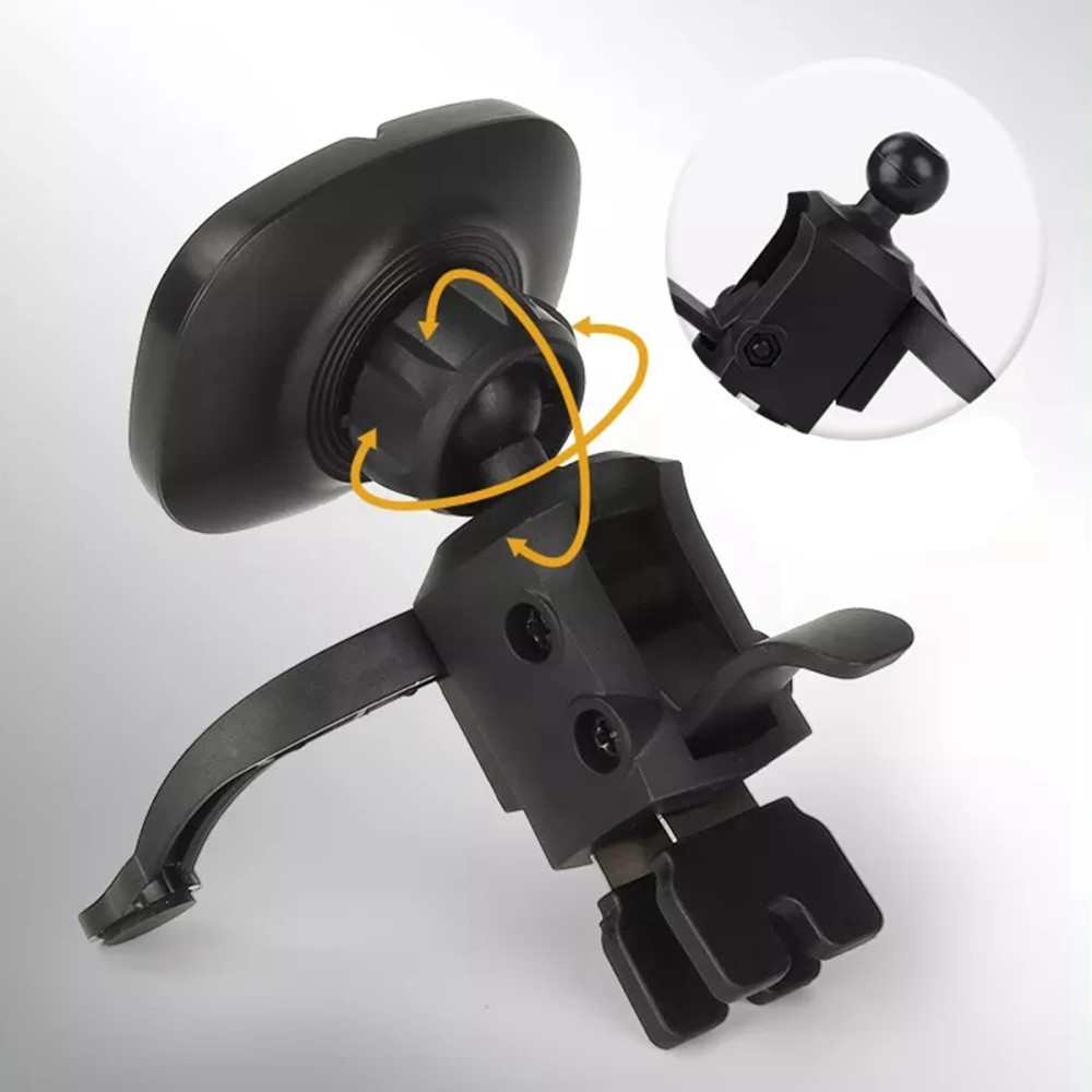 Magnetische 360° Grad Smartphone Halterung Auto KFZ für Air Frame Lüftungsgitter - Schwarz