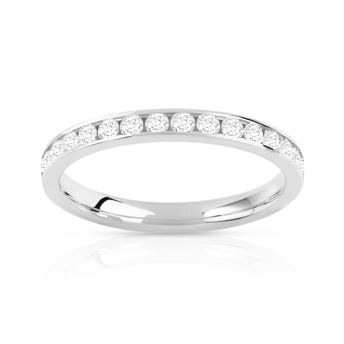 Alliance or 750 blanc diamant H/P1