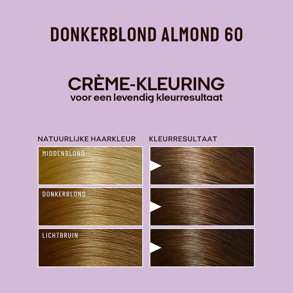 Pearlance Intensieve Crème haarkleuring -N60 Donkerblond Almond