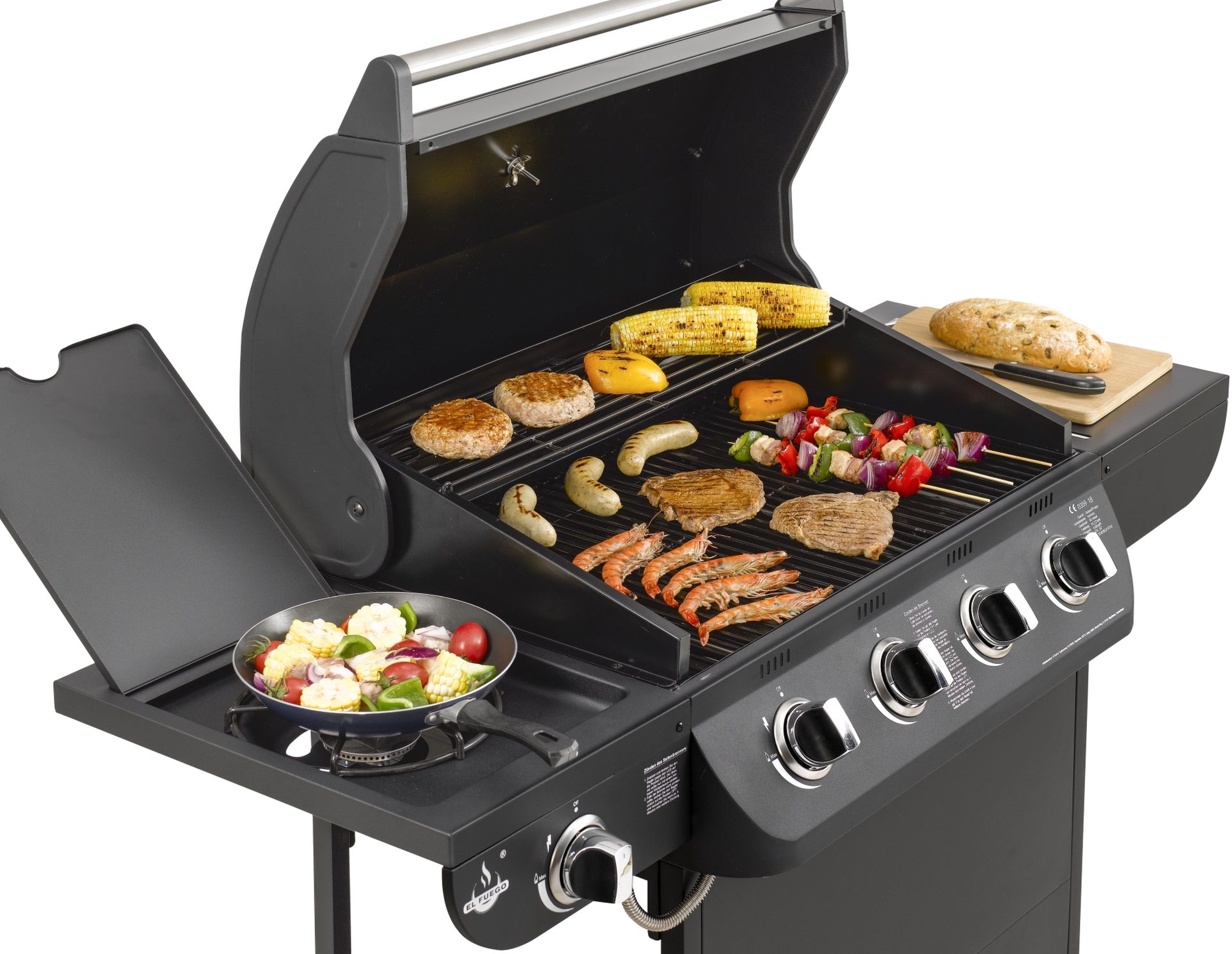 El Fuego Gasgrill Columbus 4+1
