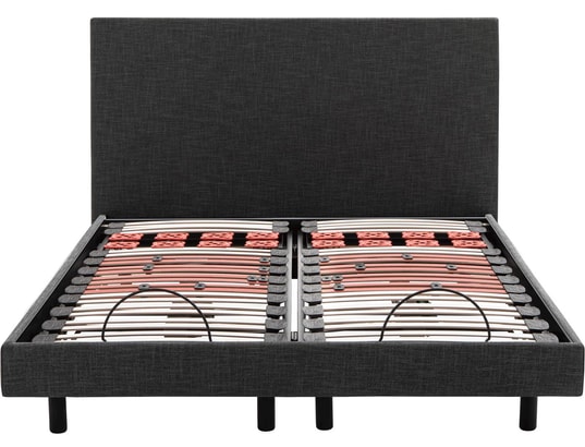 EPEDA - Sommier Electrique 2 x 90 x 200 Escapade 1820D gris fo + TDL + 2x balade équilibré