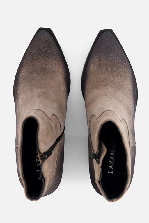 Lazamani Cowboylaarzen beige Suede