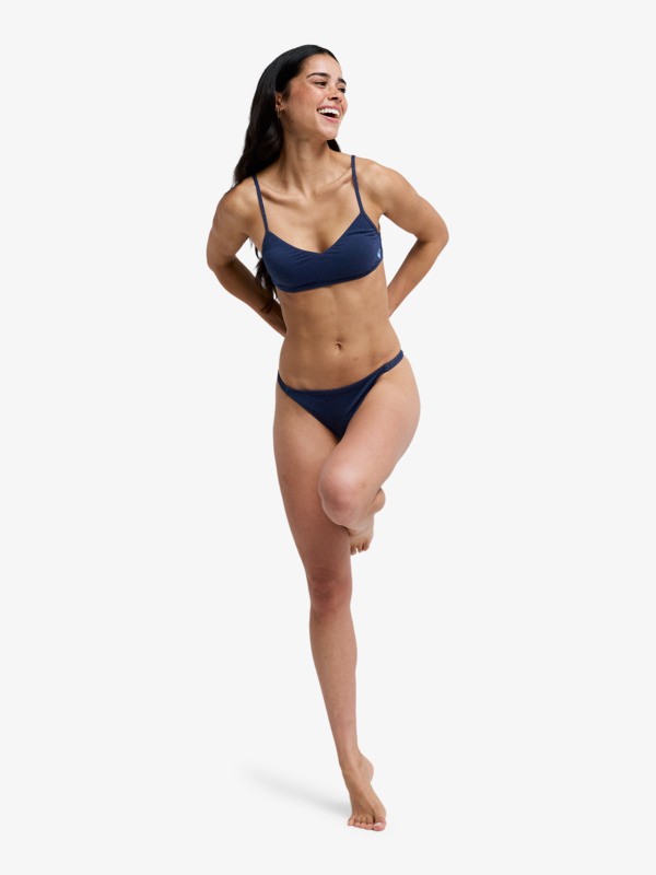 Roxy Shine Bralette Haut de bikini bralette Bleu Femme