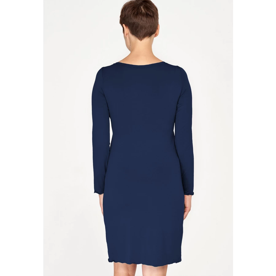 Cool Mama Umstands- und Stillnachthemd 2 in 1 Navy blau