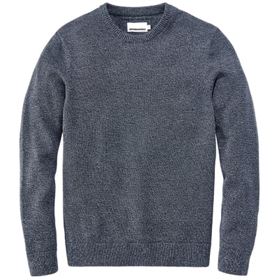 Herren-Strickpullover, Navymelange