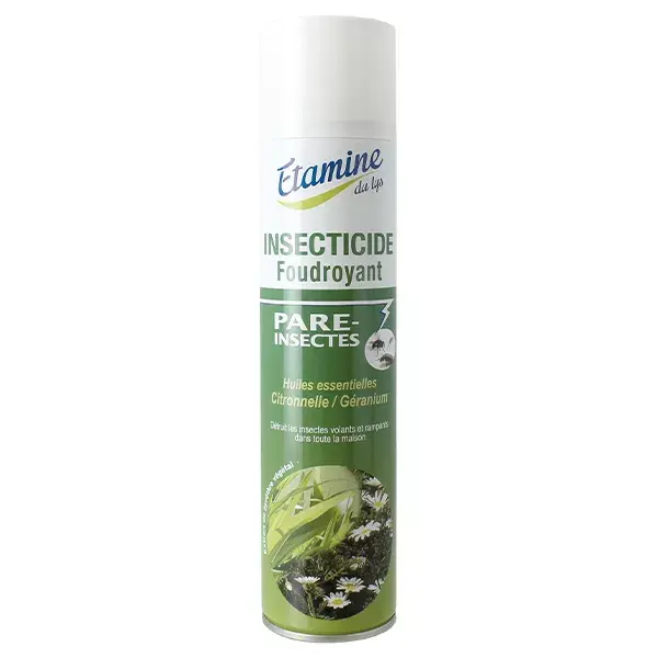 Étamine du Lys Anti-Insectes Insecticide Foudroyant Citronnelle 400ml