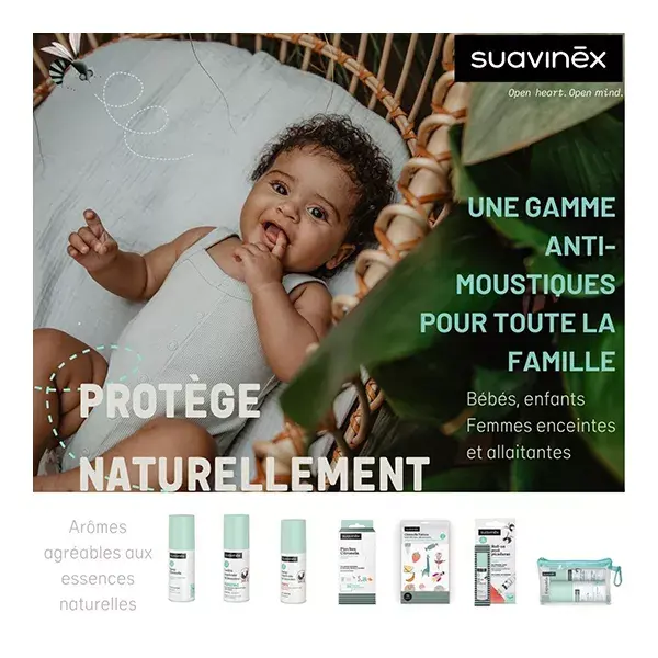 Suavinex Roll-On de Citronela para Picadas de Mosquito em Bebês a partir de 6 Meses - 15 mL
