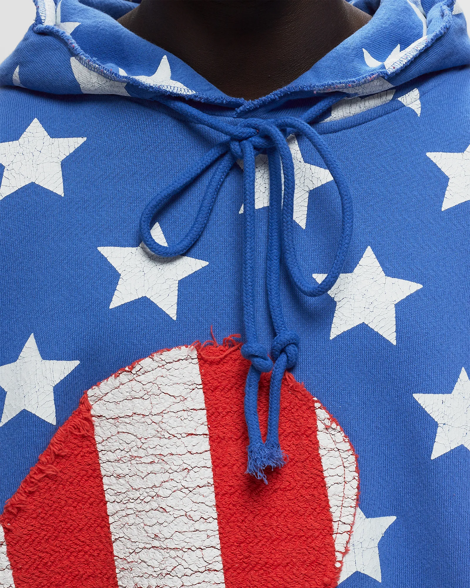 ERL STARS AND STRIPES SWIRL HOODIE KNIT