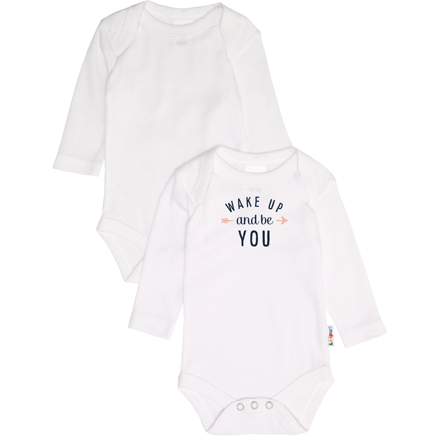 Liliput Langarm-Body 2er-Pack weiß