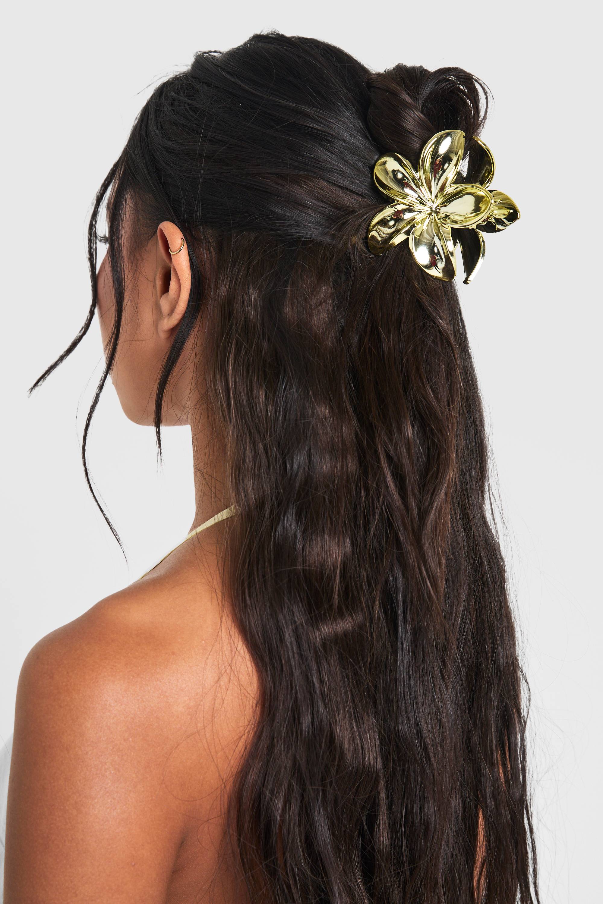 boohoo Pince à cheveux grande fleur – Pack de 2