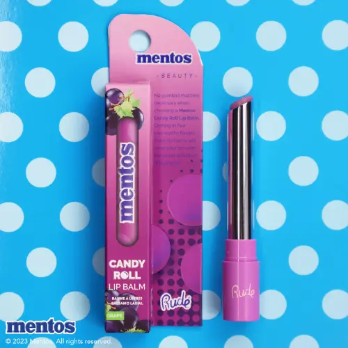 x Mentos Candy Roll Lip Balm Grape