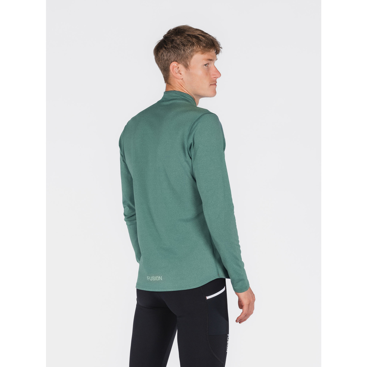 Fusion C3 Longsleeve Zip Neck Heren