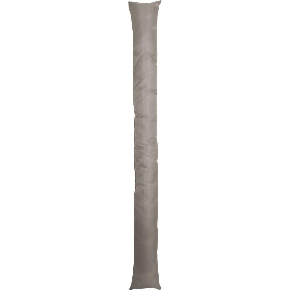 BOUDIN PORTE SIMPLE BOURRELET 80CM VELCRO TAUPE