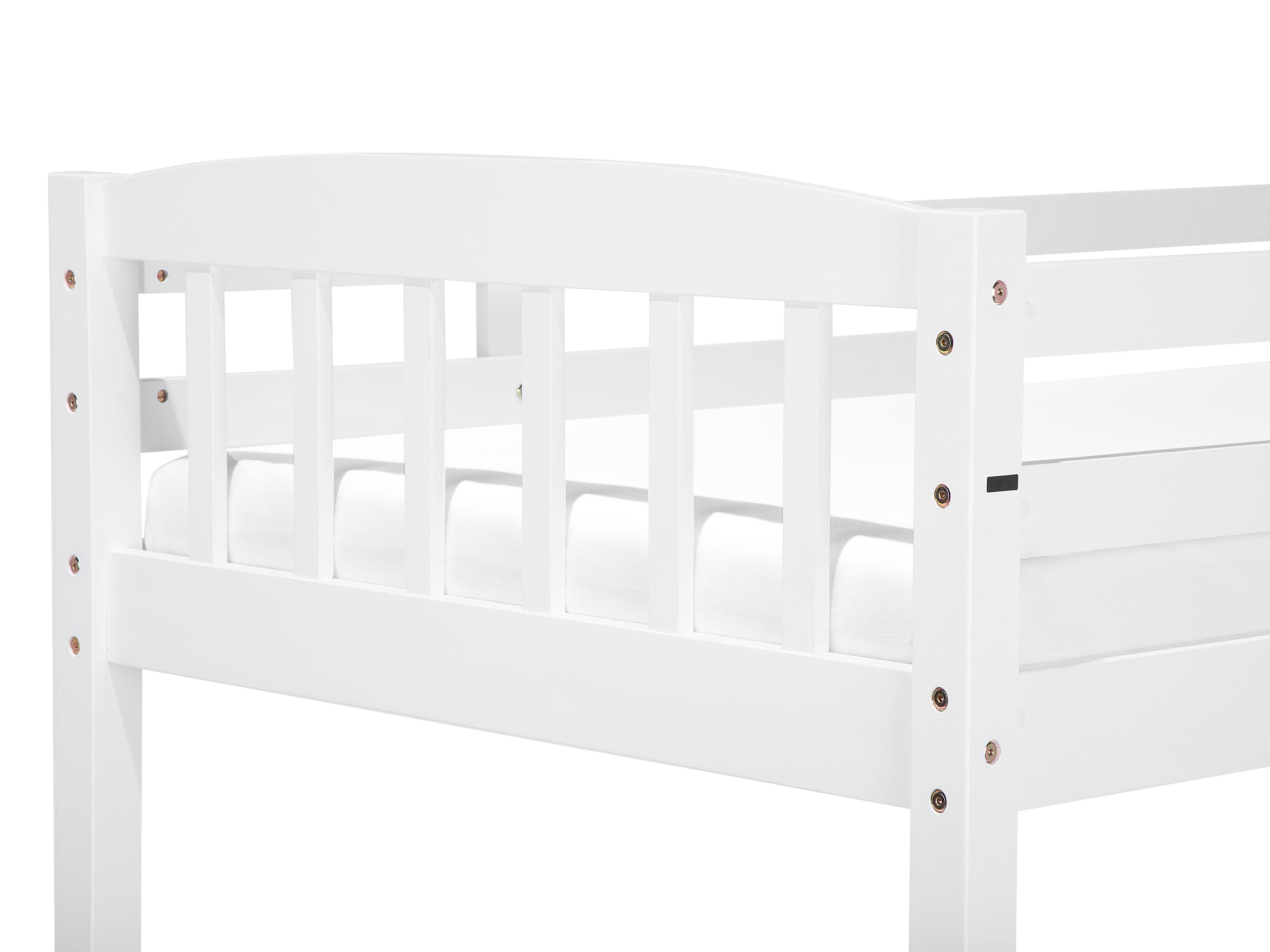Hoogslaper Dennenhout REVIN 90 x 200 cm Wit
