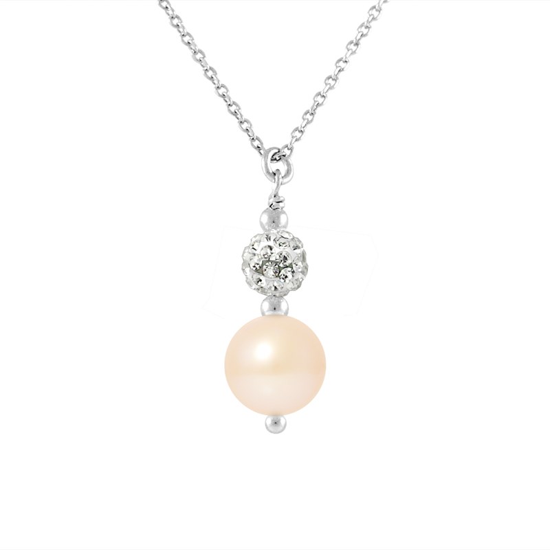 Collier - Perle de culture d'eau douce - Argent 925