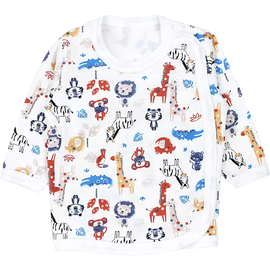 TupTam Baby Jungen Wickelshirt Langarm 5er Set blauweiß