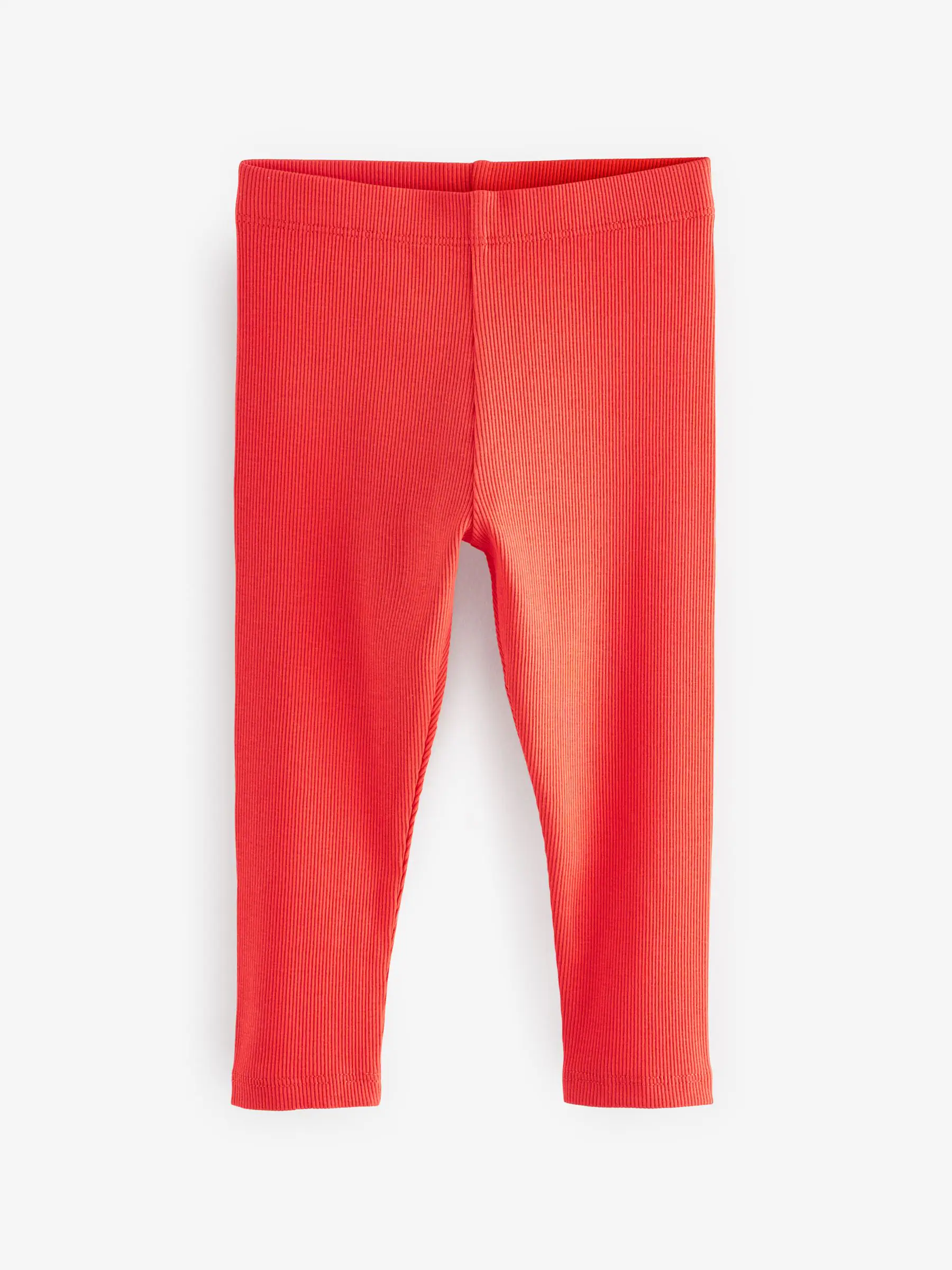 Marineblauw - Verpakking van 5 geribbelde Leggings (3mnd -7jr)