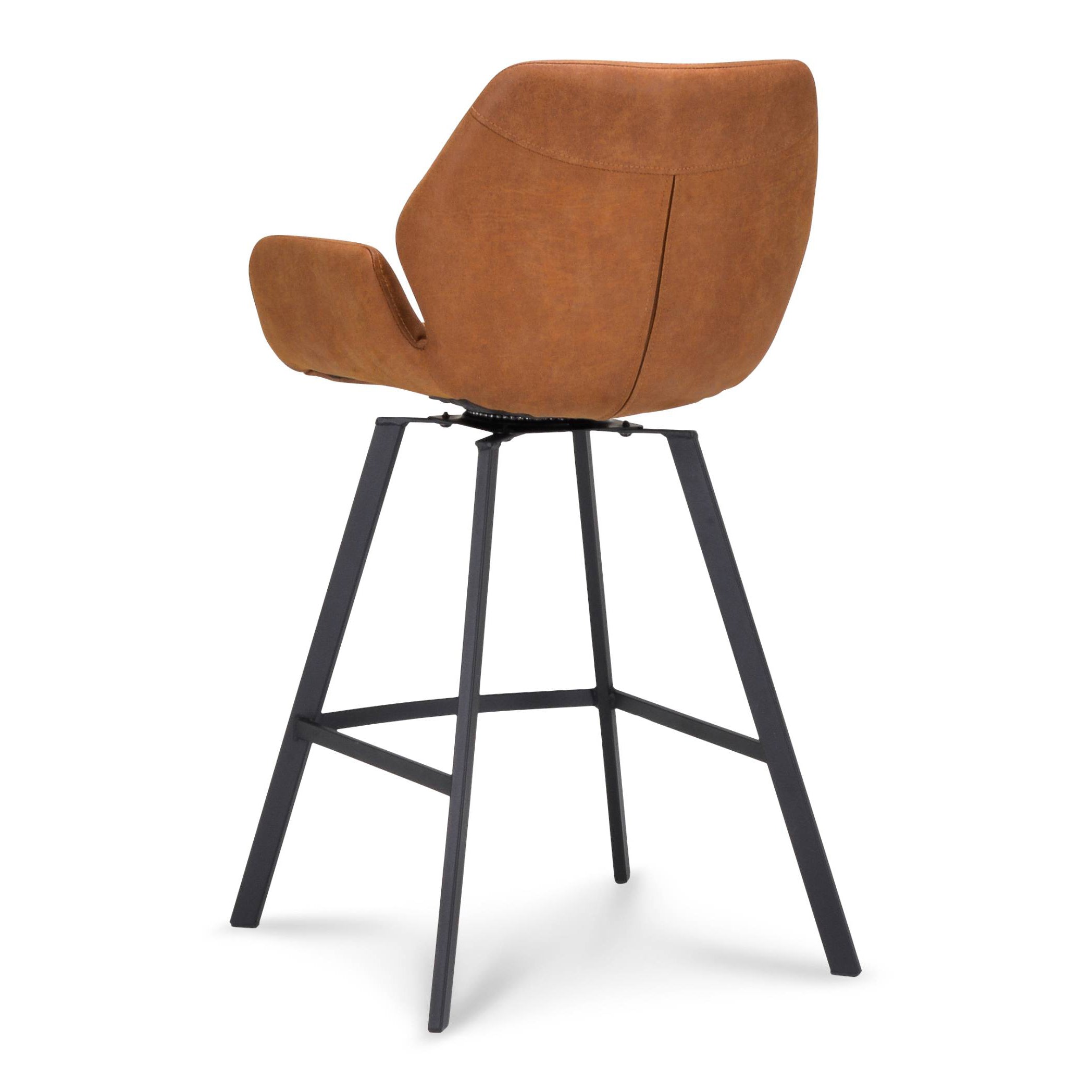 by fonQ Billy Barkruk Draaibaar - Microleder - Cognac