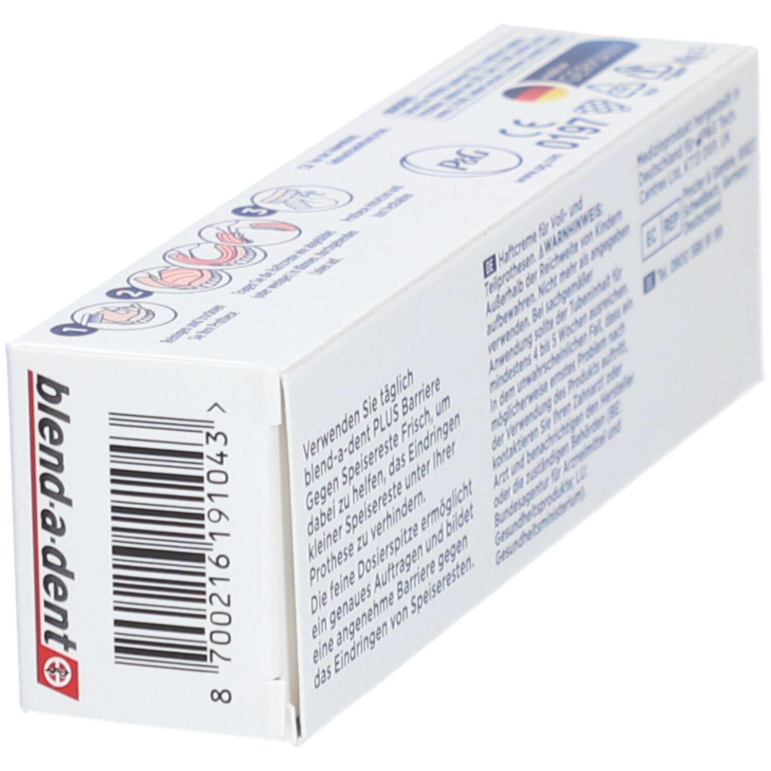 blend-a-dent Premium Barriere gegen Speisereste - Frisch