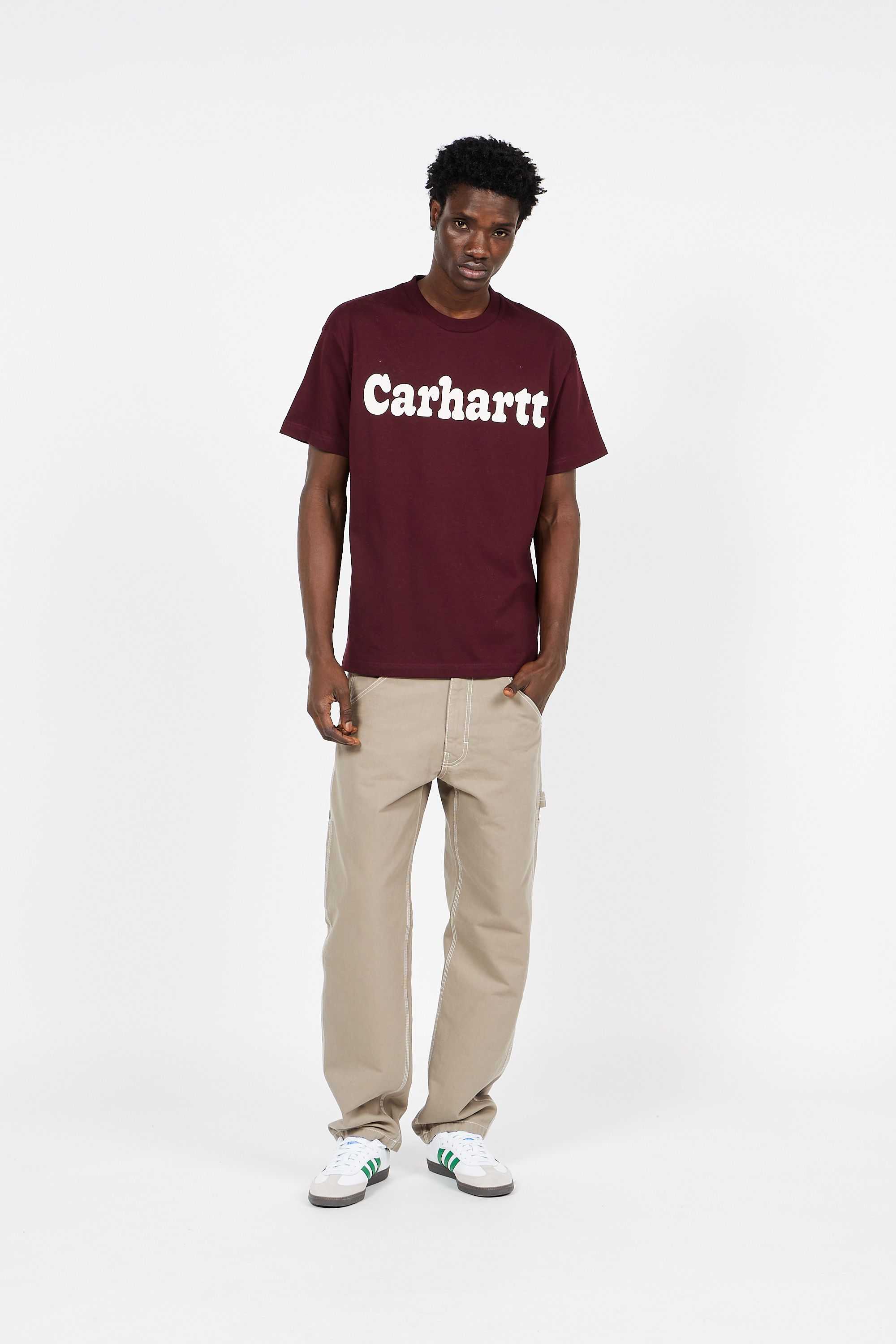 CARHARTT WIP T-shirt S/S Bubbles T-Shirt Rouge