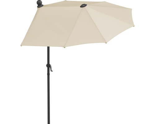 Schneider Salerno Mezza parasol, 150 x 150 cm, naturel