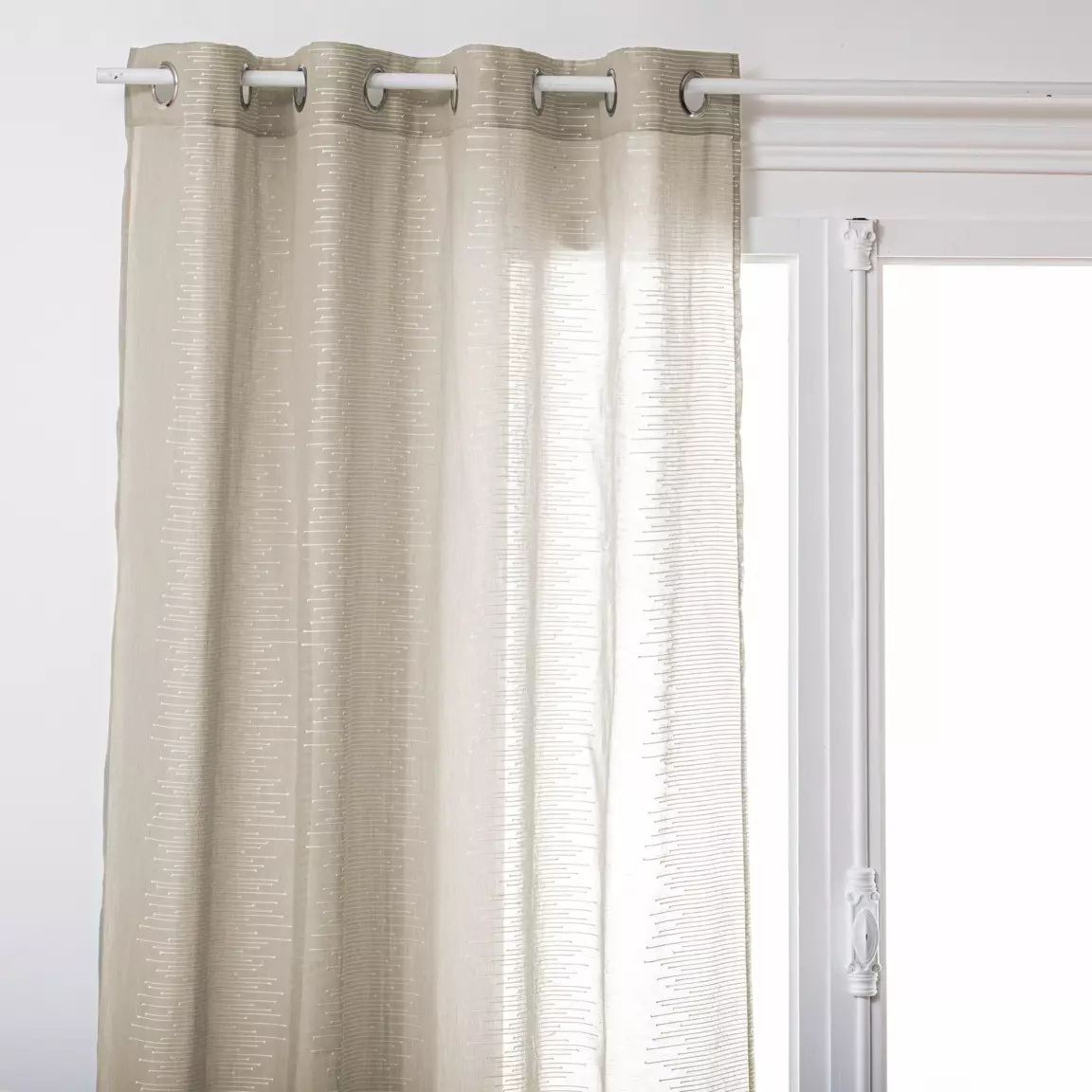 Voilage œillets (140 x 240 cm) Liah Beige