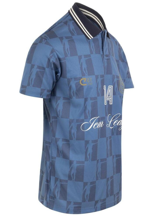 Cruyff blauwe heren polo