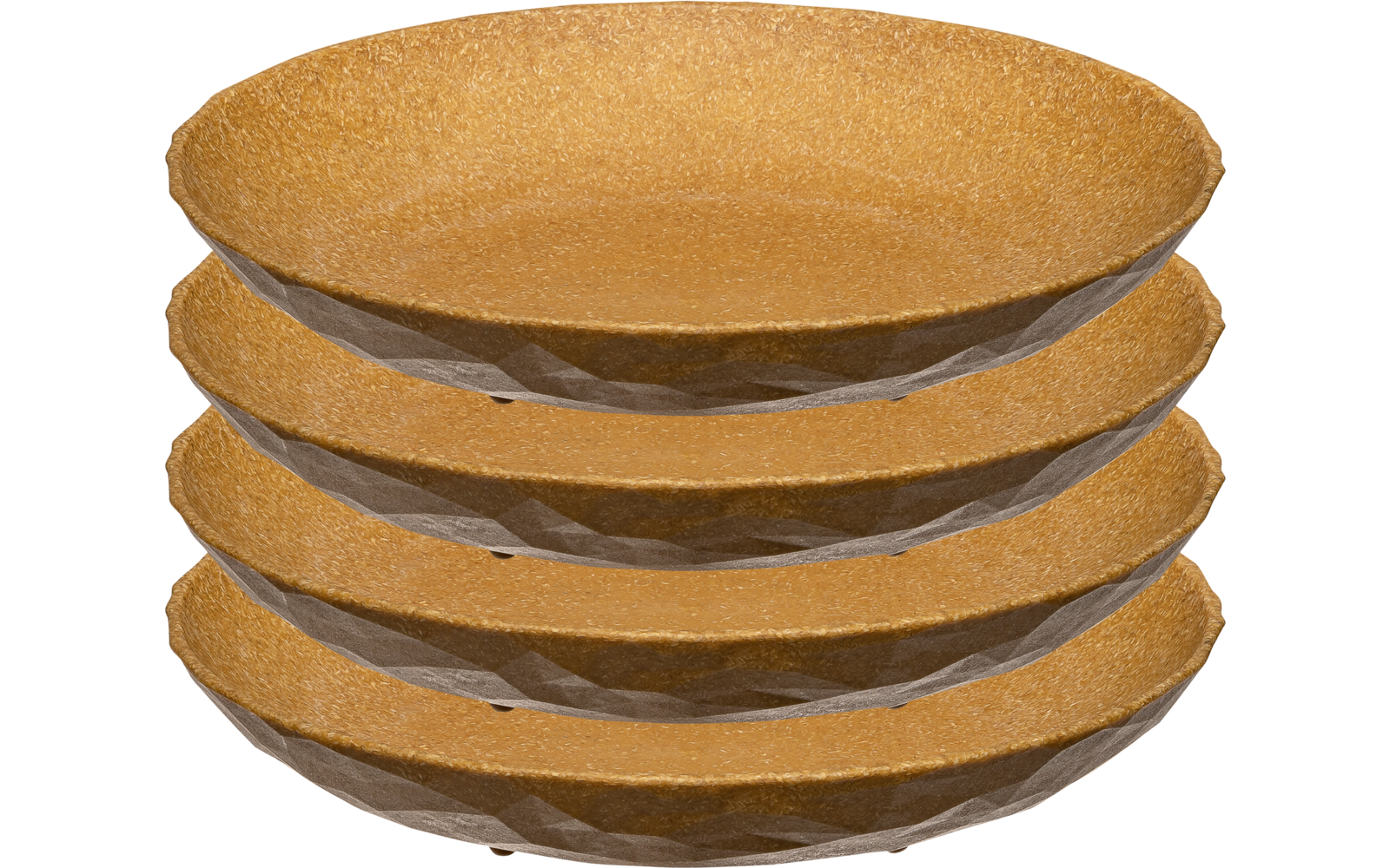 Koziol Club Plate Teller 220 mm 4-tlg. (tief) - Nature Coral