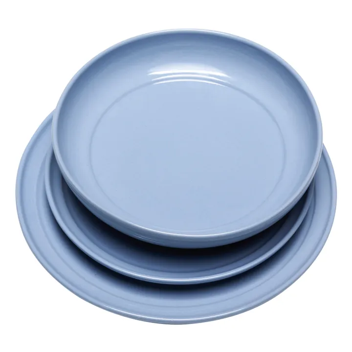 Hübsch Assiette Amare | Bleu Clair