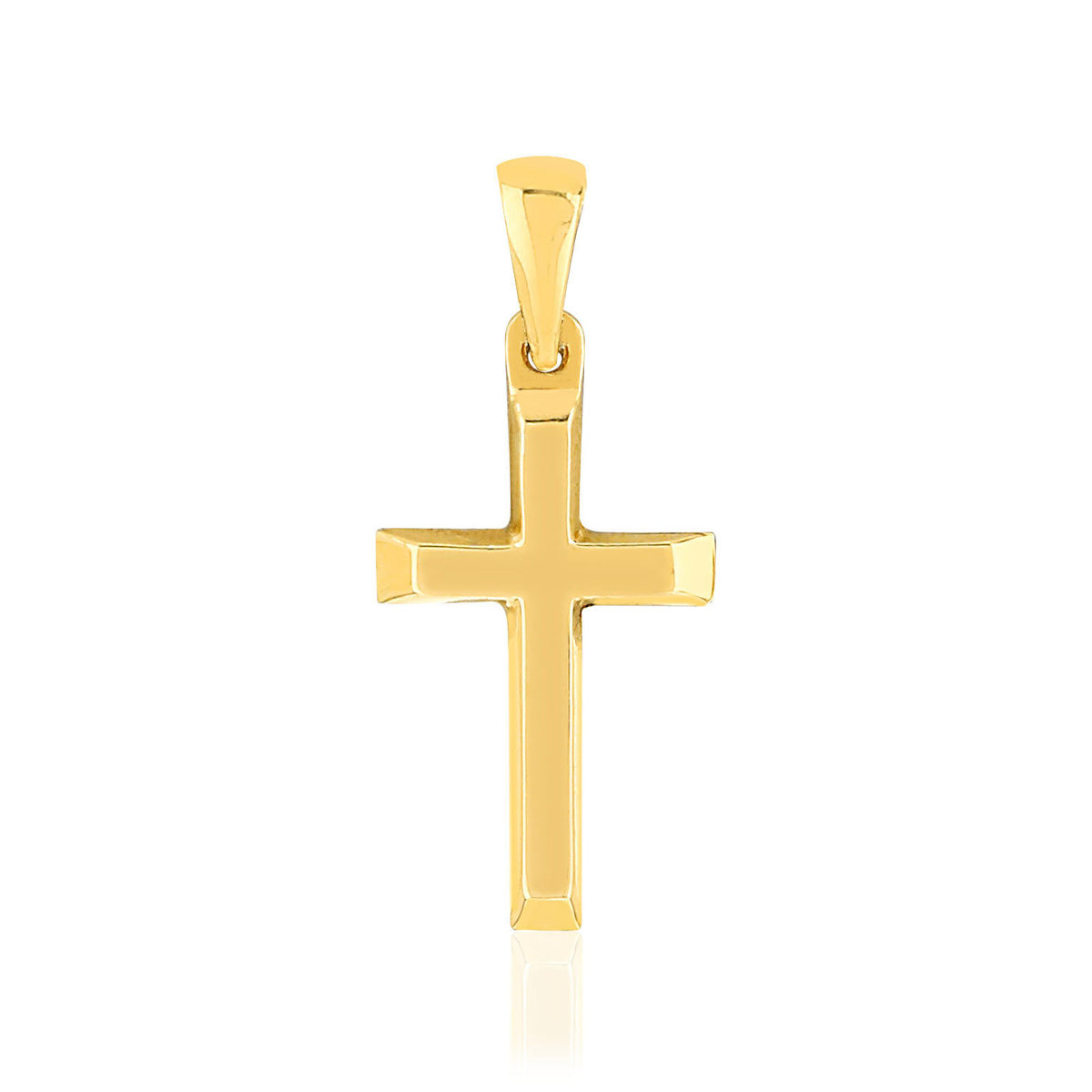 Pendentif croix or 375 jaune