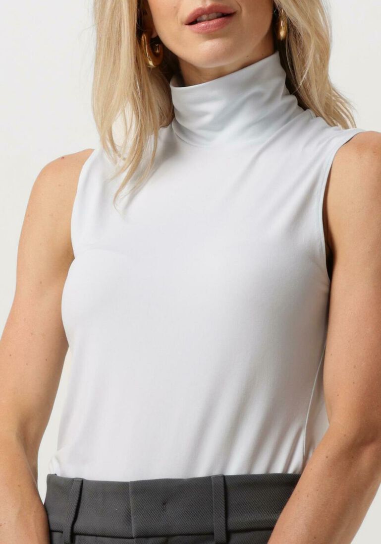 VANILIA lichtblauwe vanilia top basic sleeveles