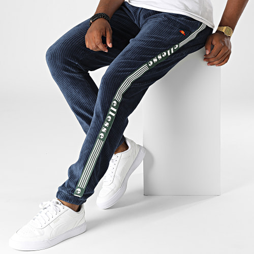 Pantalon Jogging A Bandes Sidaq Bleu Marine