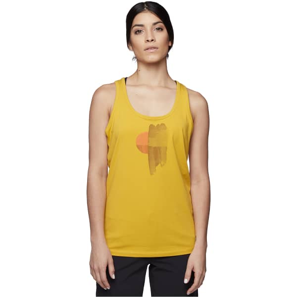 Débardeur escalade BLACK DIAMOND W LUMINARY TANK OCHRE