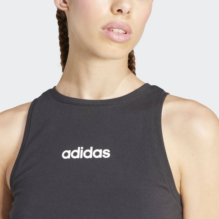 Adidas Essentials Linear Slim Cotton Tank Top