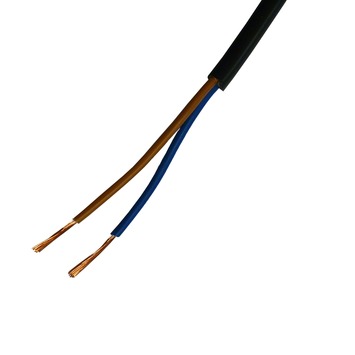 Handson Stroomkabel 2 x 0,75mm² Zwart 20 Meter