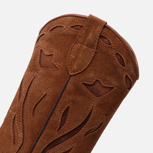 Kipling El Paso Cowboylaarzen cognac Leer