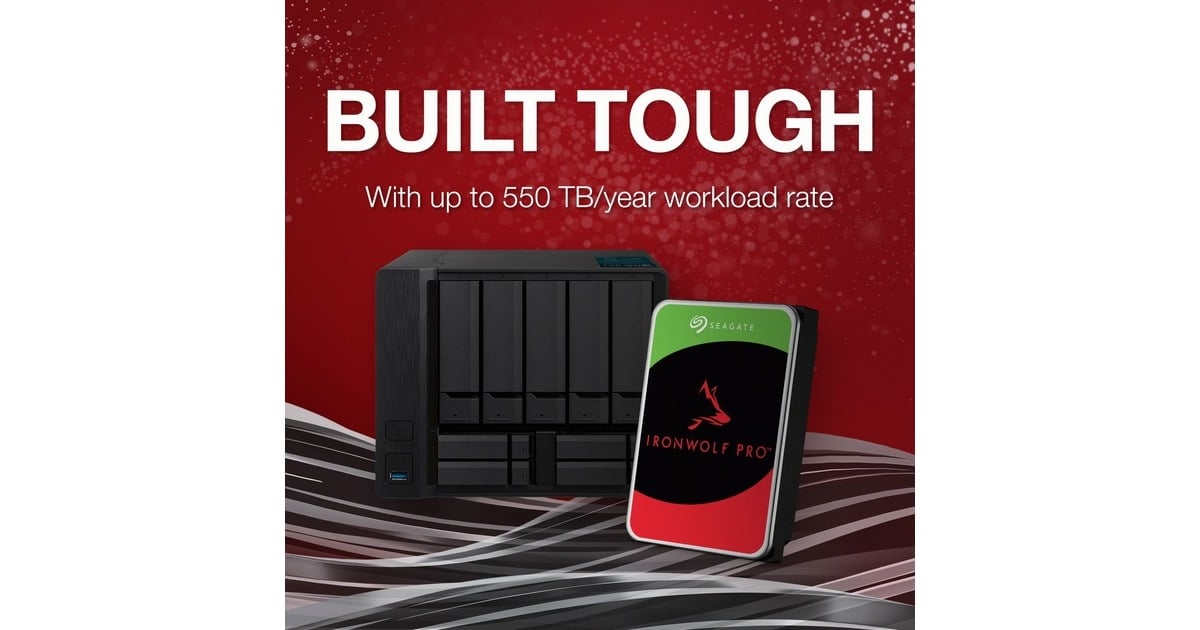 SeagateIronWolf Pro 20 TB harde schijf  (ST20000NT001, SATA/600, 24/7)