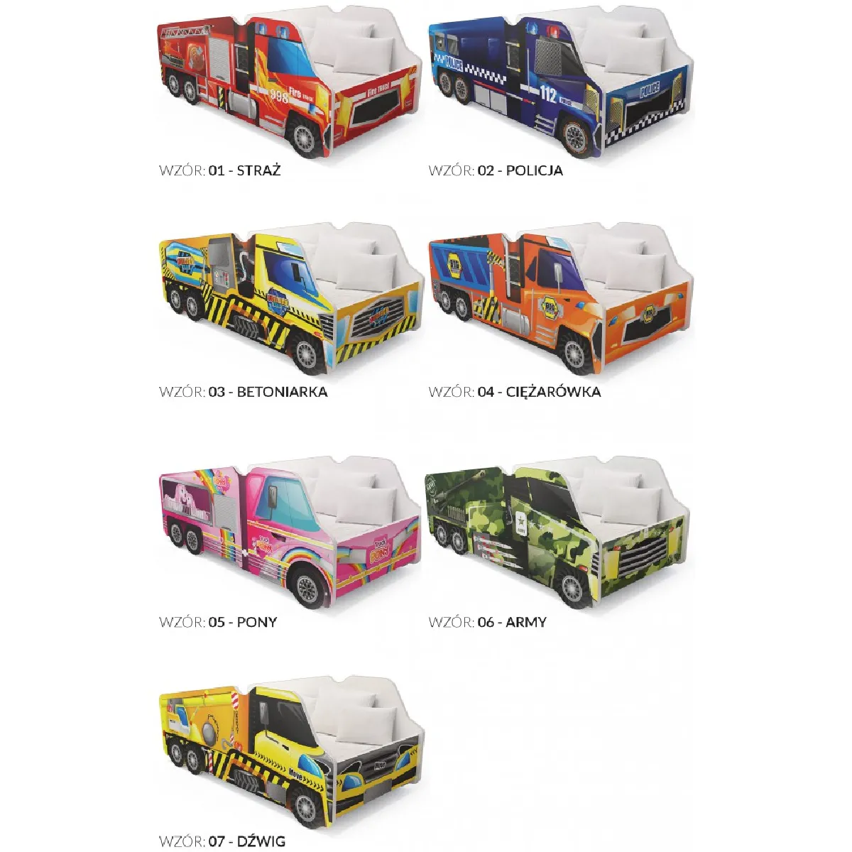 kids literie Truck 70 x 140