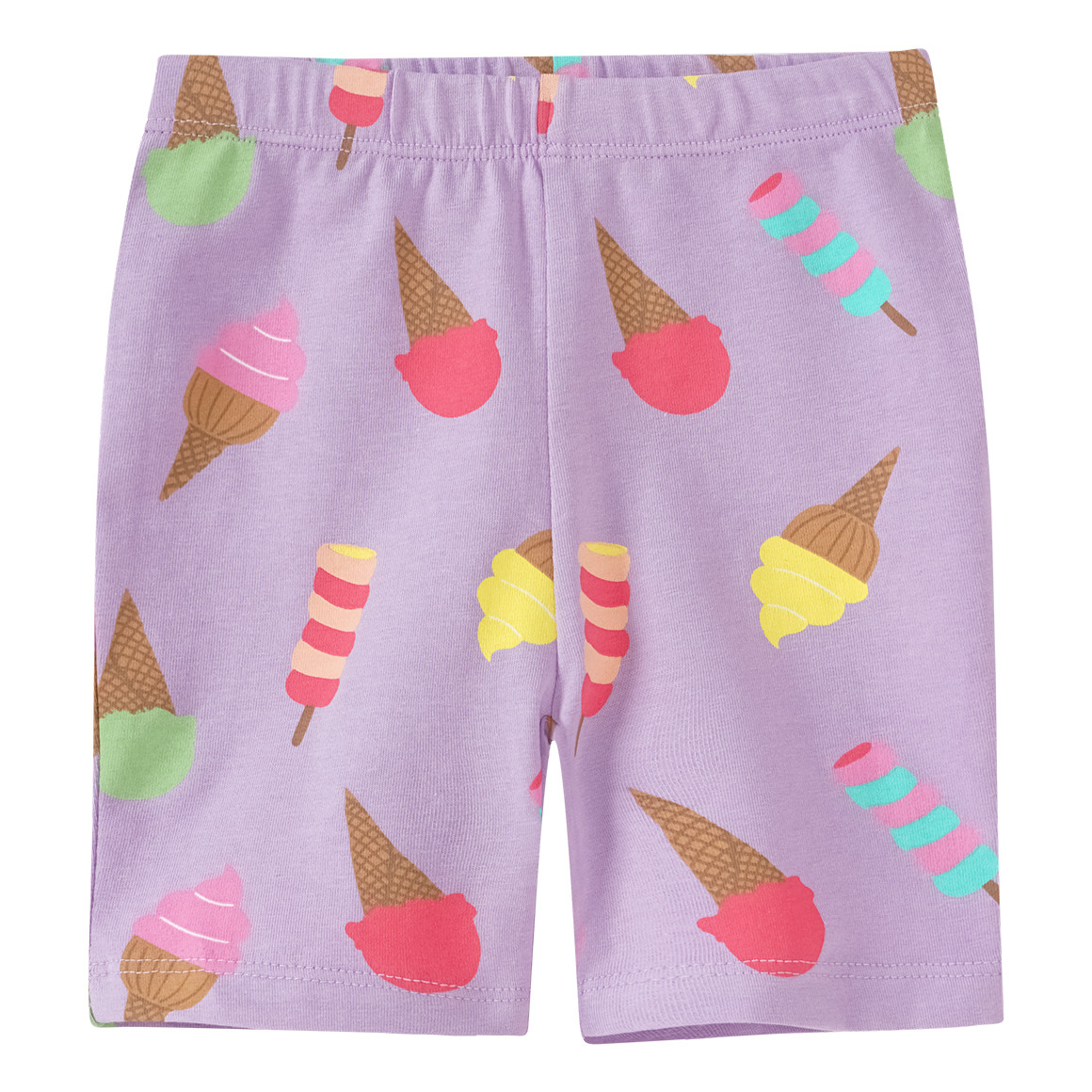Topomini Baby T-Shirt und Radler im Set helllila / bunt