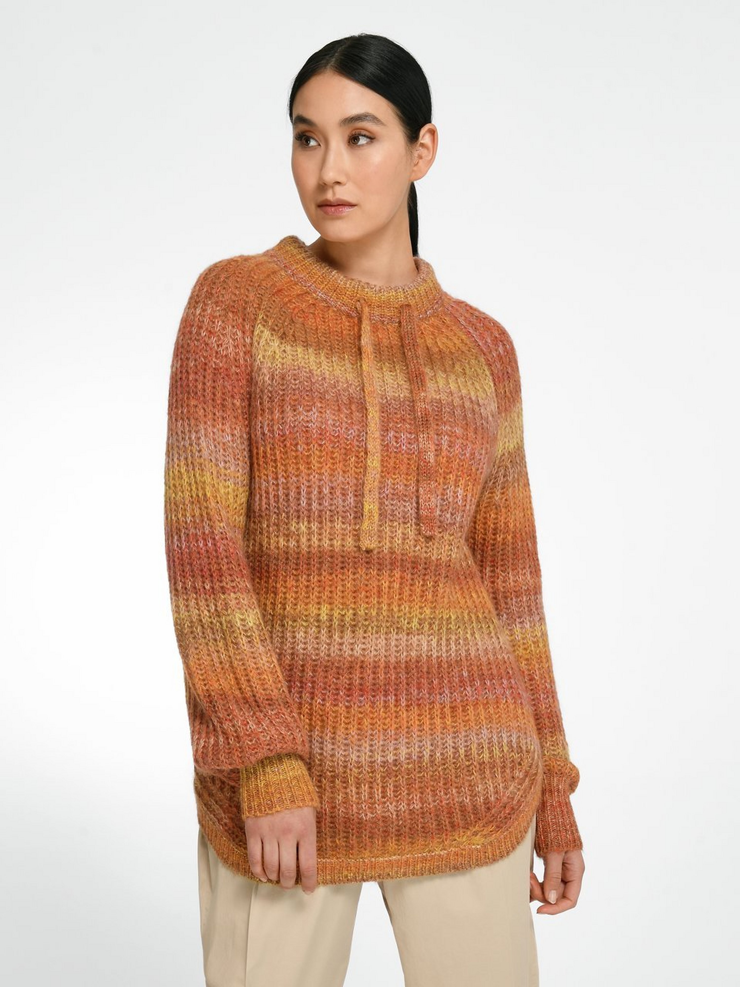 Pullover mit Stehbund