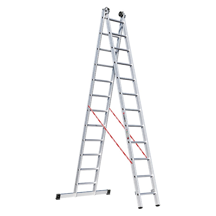 Euroline Premium 306 Multifunctionele ladder 2x12 sporten