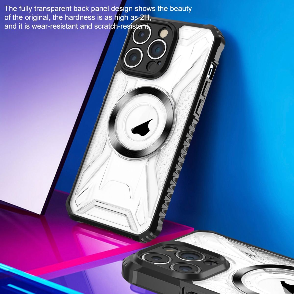 Hülle für Apple iPhone 15 Pro Handy Schutz Case Cover Magsafe Bumper Etui Schale
