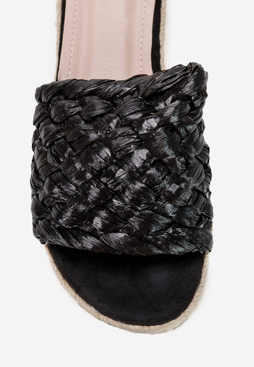 Claquettes femme noirs Zocca