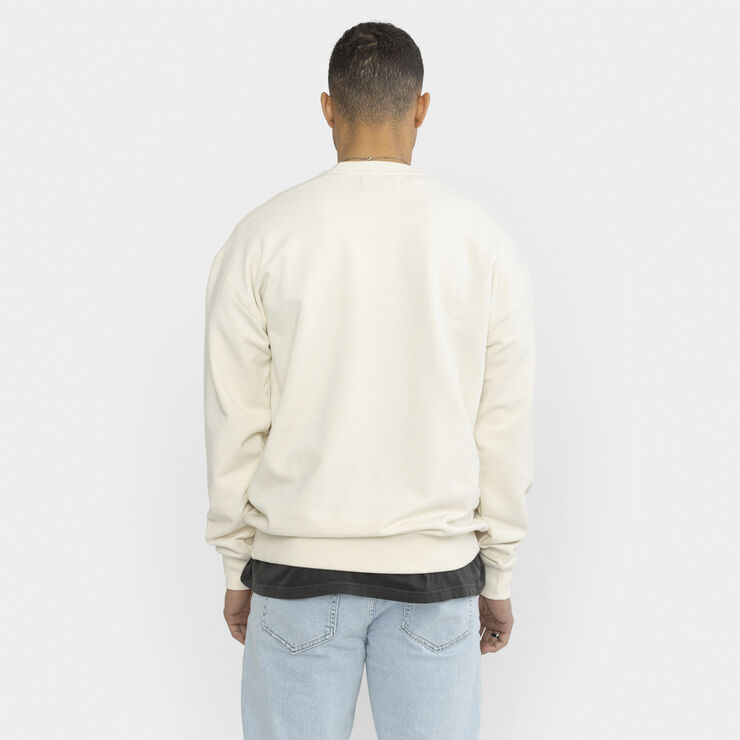 RVLT - Revolution Loose fit crewneck with our brand R on back Offwhite