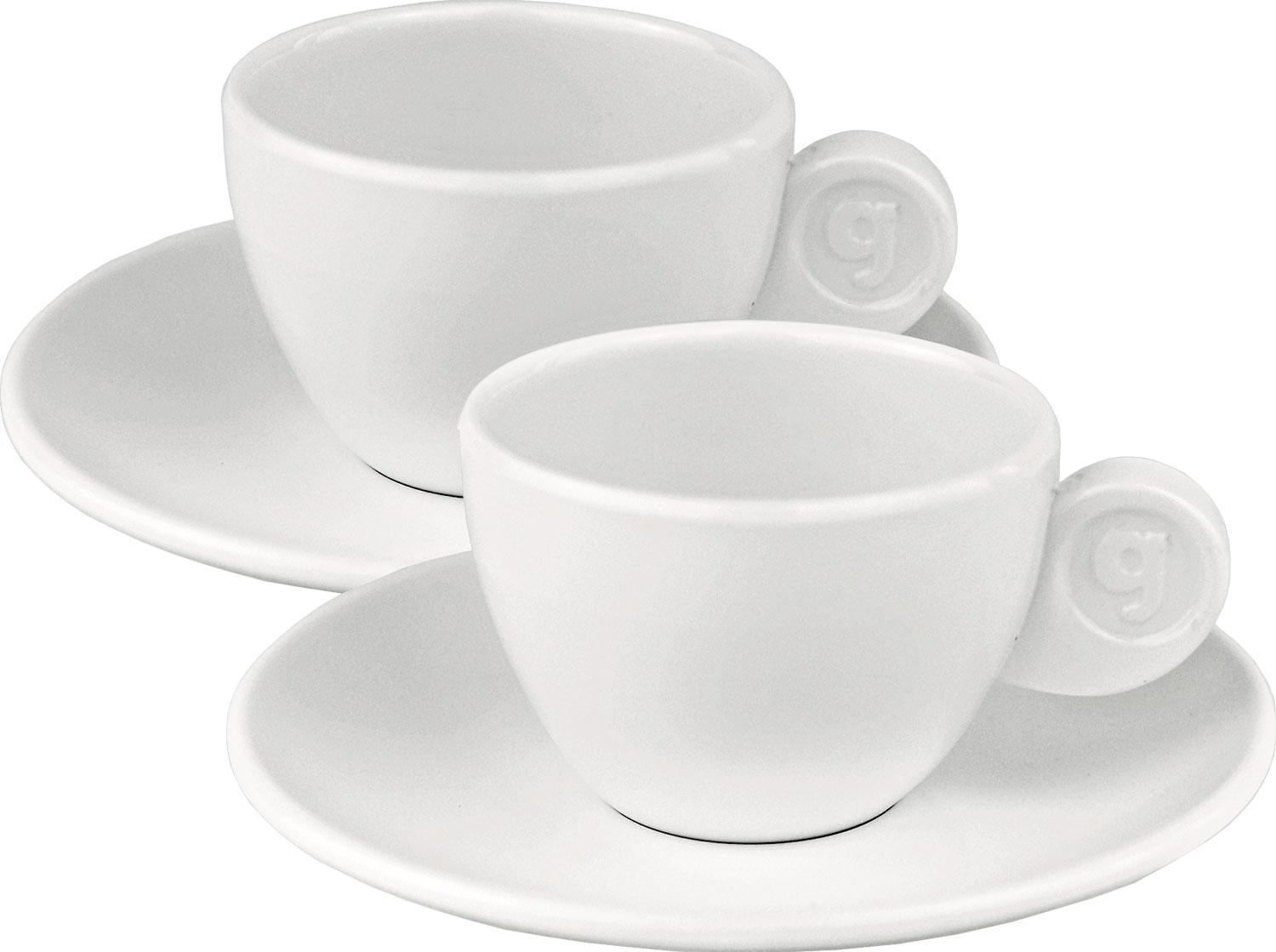 Gimex Espressotassen 2er Set Edelweiss